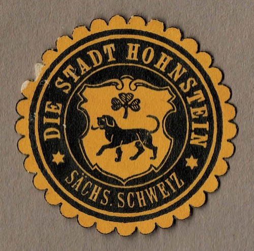 Siegelmarke sachsen die - siegelmarke, sachsen: