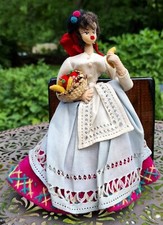 Trachten stoff puppe - stoff, m
