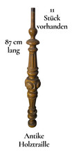 antike Holztraille Geländer Gründerzeit Berlin 1 stück ( von 11 Stück) Geländer