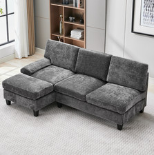 194cm gepolstertes ecksofa - gepolstertes,