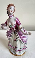 Wallendorf Porzellan 1853 barocke Dame 50er 60er Jahre