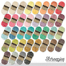 Scheepjes 50 g Stone Washed Stricken Häkeln seidenweich Wolle Garn 36 Farben