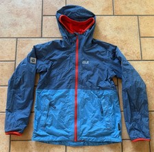 Jack Wolfskin Regenjacke Windjacke Gr. 164 Blau Unisex Kinder