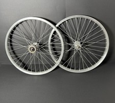 BMX oldschool Femco 20x1.50" Felgensatz Joy-Tech Hubs wheels rims silber 90'er