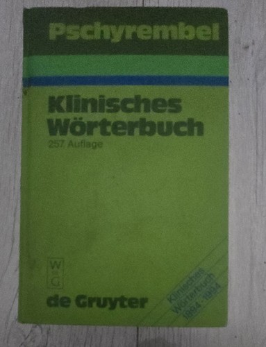 Pschyrembel klinisches - pschyrembel,