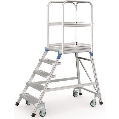 Podesttreppe fahrbar alu - fahrbar,,