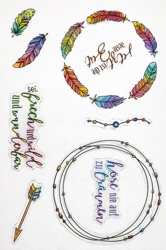 Stempelset clear stamps - stempelset,