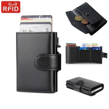 Slim Leder Wallet RFID Schutz