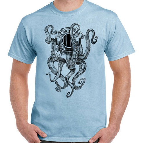 Scuba taucher shirt octopus - taucher, t-shirt