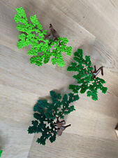 Playmobil 3 Eichen Bäume Wald mini