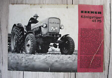 Eicher Original Prospekt für Traktoren Königstiger 45PS