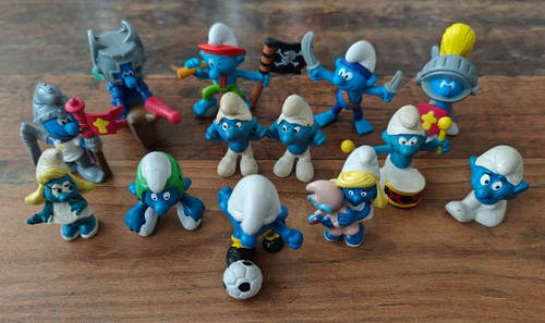 Schlümpfe figuren konvolut - schlümpfe,