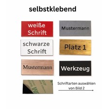 Türschild, Namensschild