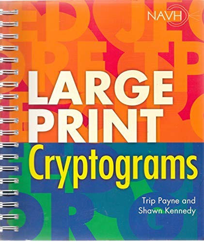 Large print cryptograms - large,