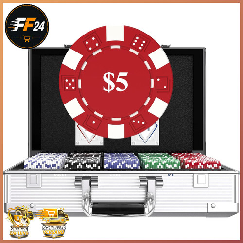 Pokerkoffer 1000 chips 5g - chips, 11,5g