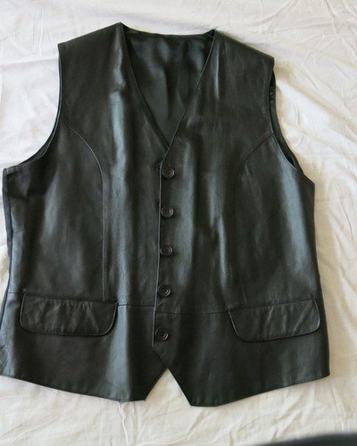 Echtleder weste elegant - echtleder,