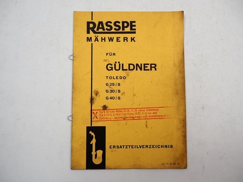 Rasspe mähwerk für güldner - rasspe,