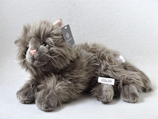 Galeria Katze liegend flauschig Bob der Bär 40 cm Stofftier Kuscheltier (T217)