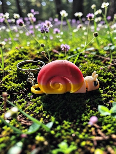 Schlüsselanhänger schnecke - schlüsselanhänger,