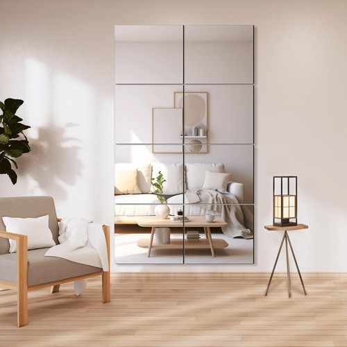 Delma frameless mirror tiles - frameless,