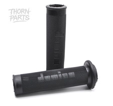 Domino Griffe Lenkergriffe Motorrad Griffgummis Schwarz 22/24mm UNIVERSAL