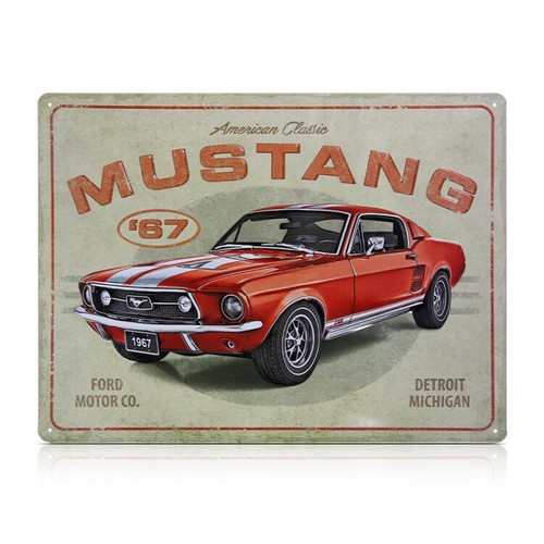 Ford blechschild mustang - blechschild, "mustang