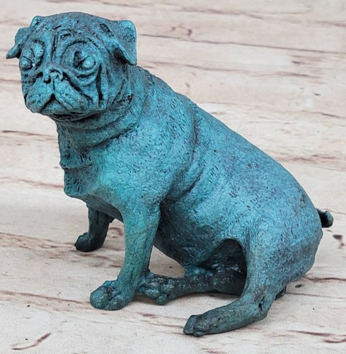 Statue skulptur hund mops - skulptur,