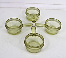 Jenaer Glas „Jena Therm“ 4x Ragout Fin Schälchen mit Griff – 25068 -