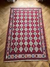 190x123 Orientteppich Kelim handgewebt 100% Wolle