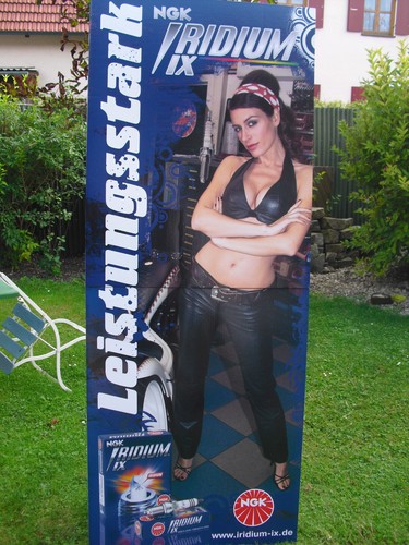 Ngk werbeaufsteller standfigur - ngk,