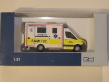 WAS Rettungswagen Samu 92 (Frankreich)  MB Sprinter von Rietze -OVP-