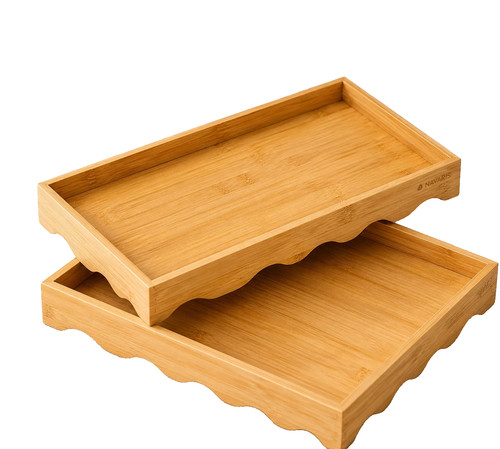 Navaris bambus tablett set - navaris,