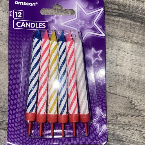 Amscan geburtstag tortenkerzen - geburtstag,