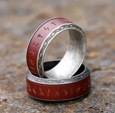 Viking Rune Ring. Gr. 68. US