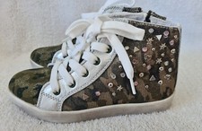 LELLI KELLY MÄDCHEN SNEAKER KHAKIGRÜN/SILBER REISSVERSCHLUß GR.32 - NEU