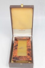 Seltene JAEGER LeCOULTRE UHR Tischuhr Messing Schildpatt-Optik Quartz 70er OVP