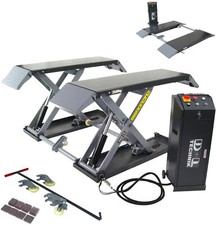 Mobile Scherenhebebühne 3500 kg Kurzhub Bühne Hebebühne 3,5 t 06303