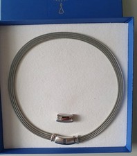 Pierre Lang Magnet-Collier silber 47 cm  mit Wechselschließe