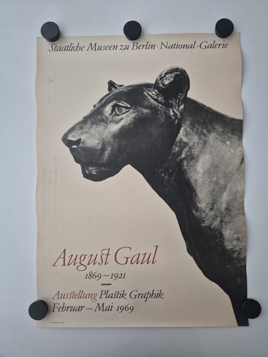 Plakat august gaul ausstellung - plakat,