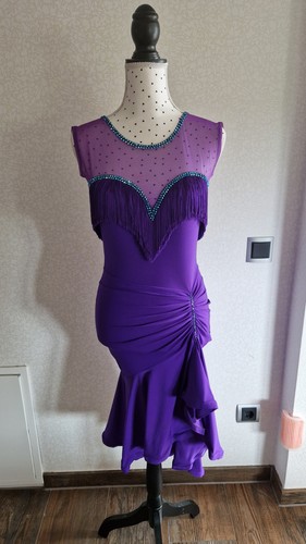 Latein turnierkleid liila - latein,