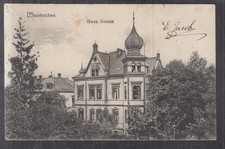 6351. Ak Wiesbaden Haus Sesam 1906