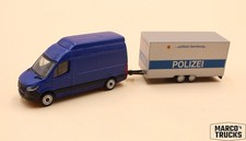 Herpa MB Sprinter Hodach Anhänger "Polizei Beratung" Umbau 1:87 /U300