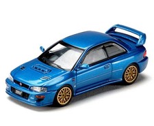 SUBARU Impreza (22B) STI Version (GC8)  - SONIC BLUE MICA - Hobby Japan 1:64