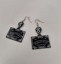 Ohrringe Damen Hänger Creepy Spooky Halloween Ouija Board Ghost Übernatürlich