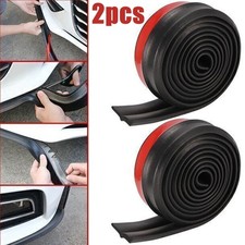 2x Front Spoiler Lippe Seiten Schweller Gummilippe universal flexibel 2,5m x 6cm