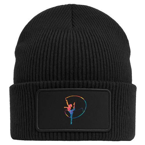 Beanie mit patch rhythmische - beanie,