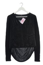 TIGHA Langarm-Bluse Damen Bluse Gr. DE 36 schwarz Casual-Look