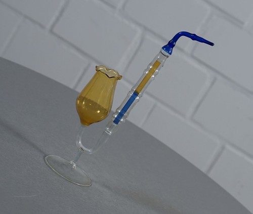 Lauscha glas schnapspfeife - lauscha,