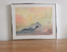 Original aquarell bild - original,