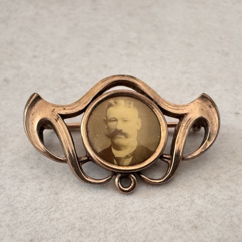 Antike jugendstil brosche aus - antike,